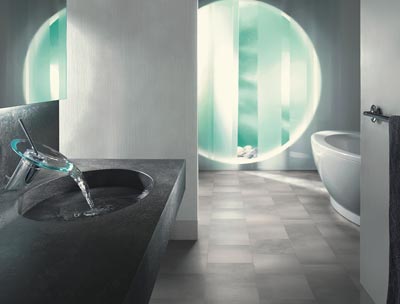 Grey tiles bathroom colour scheme, kitchen design - floor tiles, wall tiles - Tiling Quotes